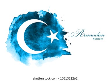 Ramadan Kareem Background Design. Vector Illustration EPS10