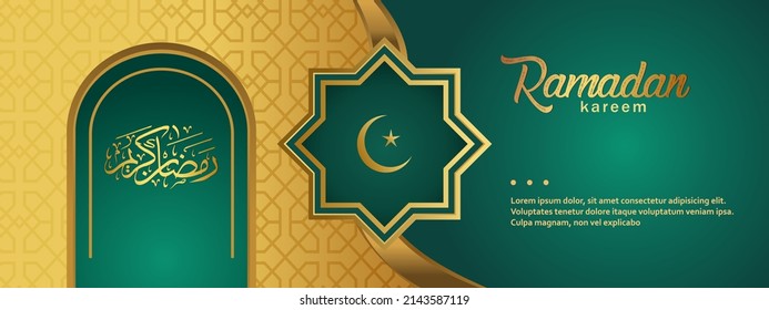 
Diseño de fondo de Ramadan Kareem. Ilustración vectorial para tarjetas de felicitación, afiches y banners.