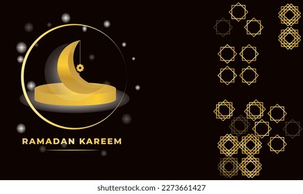 ramadan kareem background design vector