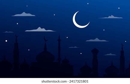 Ramadan Kareem Hintergrund Design. Vektorgrafik