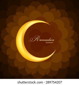 Ramadan Kareem Background Design. Vector Illustration EPS10