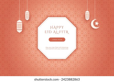 Ramadan kareem background with elegant islamic pattern background. For eid mubarak, eid al fitr and eid al adha.