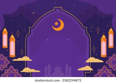 Ramadan Kareem background. Ramadan Kareem illustration.