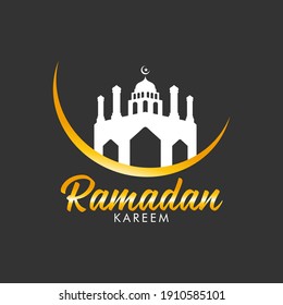 Ramadan Kareem Background Illustration. Islamic Month. Celebration