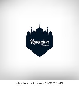 Ramadan kareem background, illustration with mosque dome. EPS 10 - vector