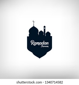 Ramadan kareem background, illustration with mosque dome. EPS 10 - vector