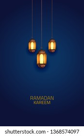 Ramadan kareem background, illustration. Vector. - Vector