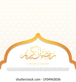 Ramadan kareem background. Illustration vector graphic of good for greeting card, poster, flyer and template