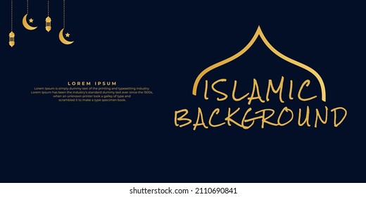 Fondo Ramadan Kareem. Antecedentes islámicos, tarjeta de saludo de musulmanes, invitación, afiche, cartel y área de espacio para copiar. Adecuado para ser colocado en contenido con ese tema.

