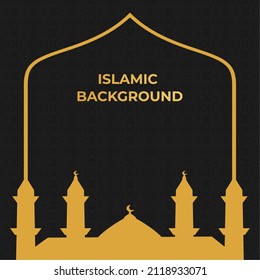 Fondo Ramadan Kareem. Antecedentes islámicos, tarjeta de saludo de musulmanes, invitación, afiche, cartel y área de espacio para copiar. Adecuado para ser colocado en contenido con ese tema.