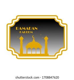 Ramadan kareem background islamic religion