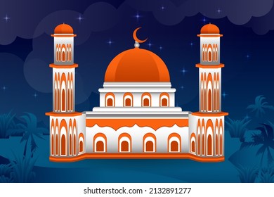 Fondo Ramadan Kareem Estilo islámico