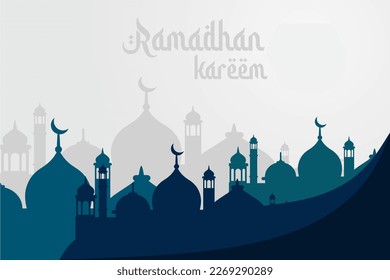 ramadan kareem background islamic template for banner and cover islamic