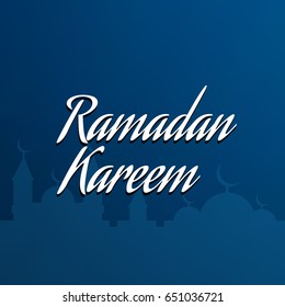 Ramadan kareem background, lanterns, holiday