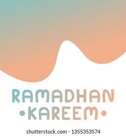 Ramadan Kareem. Background Liquid Design. Background to Ramadan Kareem. Color gradation. Islamic background. Creative Vector It is suitable for your work project. EPS EPS 10.
