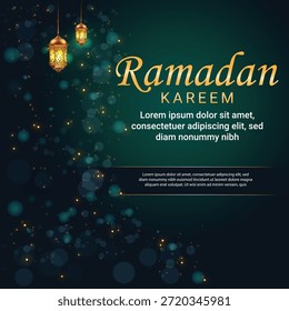 Projeto mínimo de fundo Ramadan Kareem