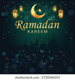 Ramadan kareem Hintergrund minimales Design