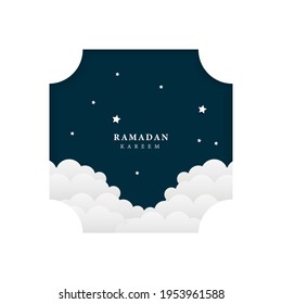 Ramadan Kareem Background Night View Background