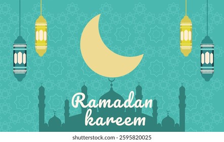 Ramadan Kareem background pattern and Element 