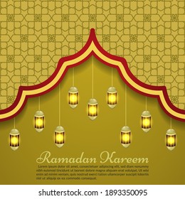 Ramadan kareem background , poster islamic lamp lantern isolated , decoration pattern banner business mosque arabic design , illustration wallpaper celebration beautiful