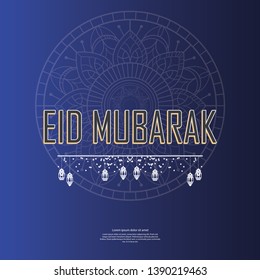 Ramadan kareem background. Religion muslim celebration. Islamic greeting card template. modern and trendy design