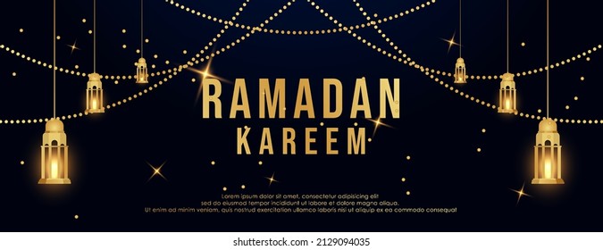 ramadan kareem background, ramadan sale banner, lantern, greeting cards, vector. banner background design illustration