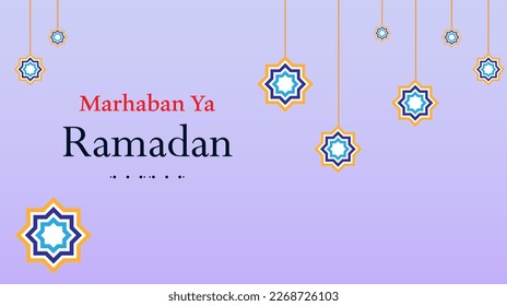 Ramadan kareem background template. Islamic background. Vector illustration.