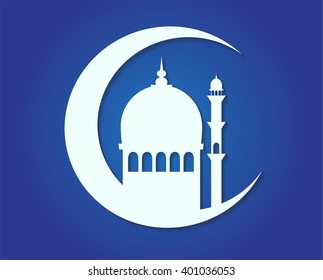 Ramadan Kareem background vector 