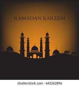 ramadan kareem  background vector design