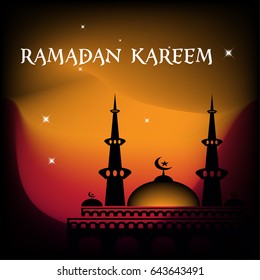 ramadan kareem  background vector design