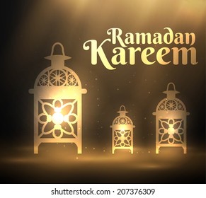Ramadan kareem background. Vector eps10.