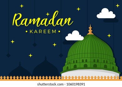 Ramadan Kareem background vector illustration