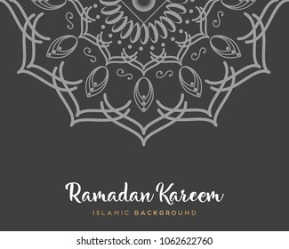 Ramadan kareem background vector illustration.