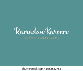 Ramadan kareem background vector illustration.