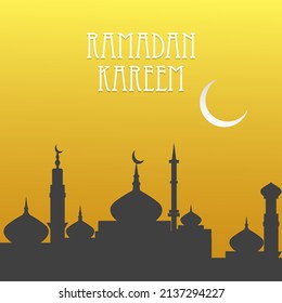 Ramadan kareem background. Vector illustration