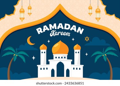 Ramadan Kareem background Vector Illustration