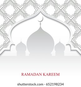 Ramadan Kareem background. Vector illustration