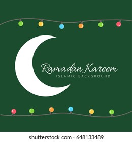 Ramadan Kareem Background.Vector Illustration