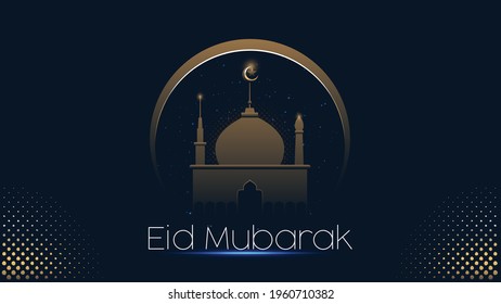 Ramadan kareem banner background design illustration