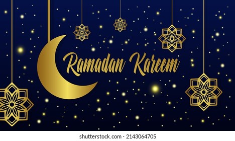 ilustración de diseño de fondo de banners de ramadan kareem