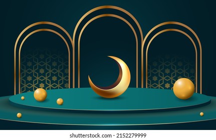 ilustración de diseño de fondo de banners de ramadan kareem