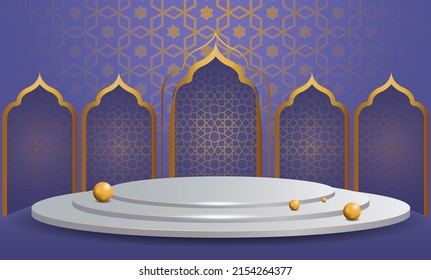  ramadan kareem banner background design illustration