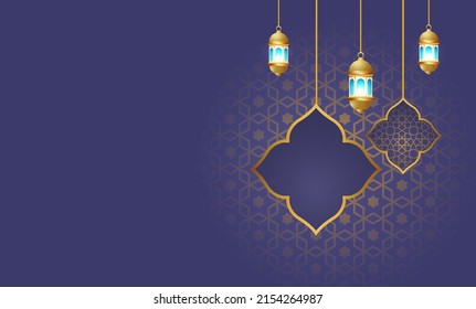  ilustración de diseño de fondo de banners de ramadan kareem