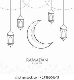 ramadan kareem banner design free vector