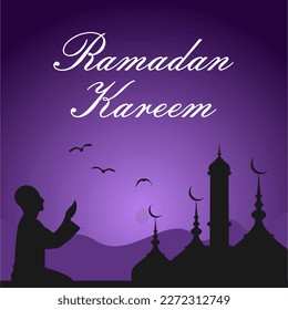Ramadan Kareem Banner design for Ramadan Kareem, vector Illustration