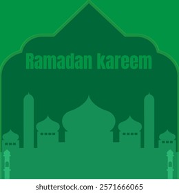 Ramadan kareem. Ramadan Kareem banner. Ramadan kareem greeting card. Islamic background design with Arabic lanterns and ornaments. - arabic accents: Ramadan kareem