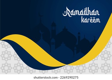 ramadan kareem banner template and background template islamic