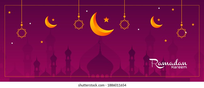 banner ramadan kareem, vectores eps 10