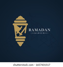 Ramadan Kareem Banner Vector Template Design Illustration