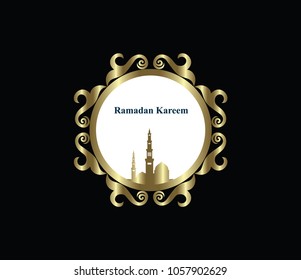 Ramadan kareem beautiful greeting card